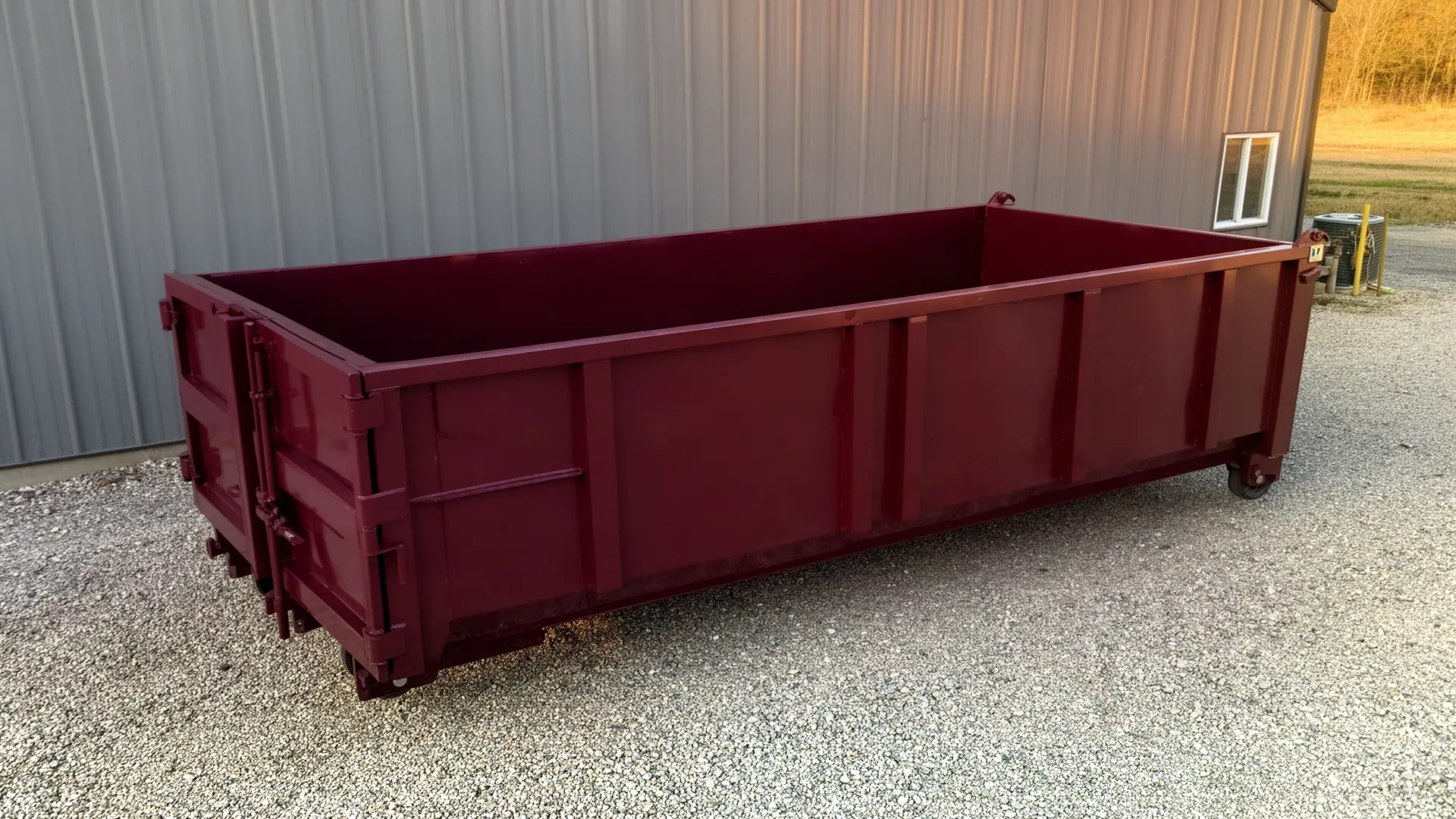 Roll-off dumpster from Prairie Lakes Dumpster Rental in Lincoln, NE